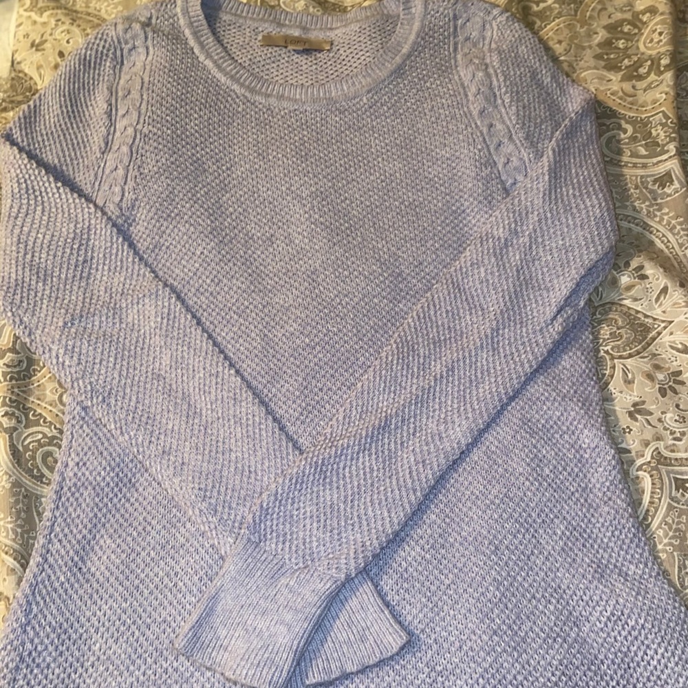 Light purple knit LOFT sweater